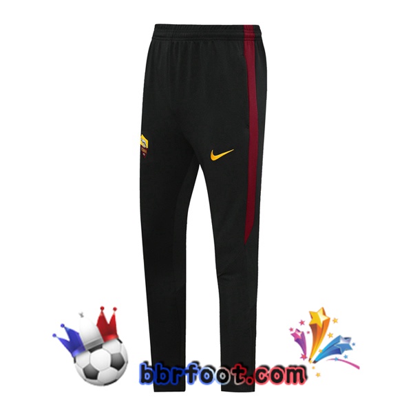 Pantalon Foot AS Roma Noir 20/21