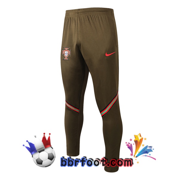 Pantalon Foot Portugal Marron 20/21