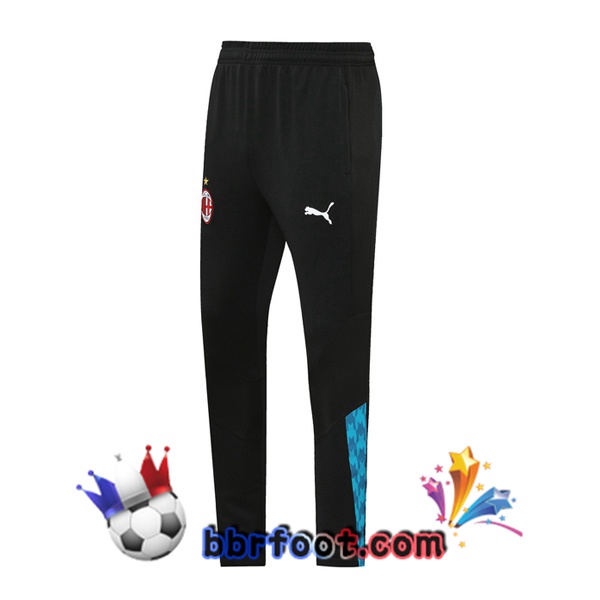 Pantalon Foot AC Milan Noir Bleu 20/21