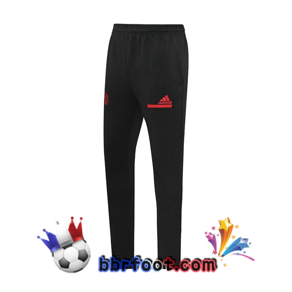 Pantalon Foot Manchester United Noir Rouge 20/21