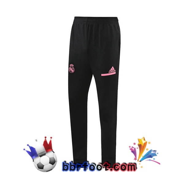 Pantalon Foot Real Madrid Noir Rose 20/21