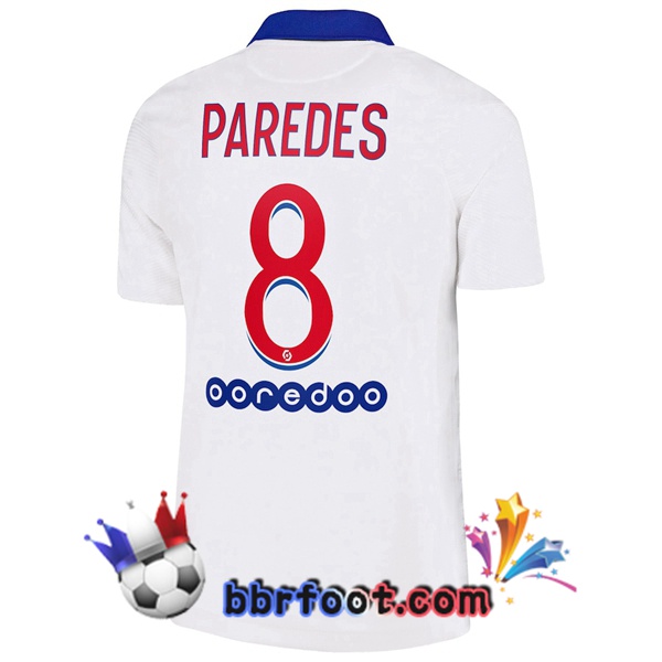 Maillot Foot PSG (Paredes 8) Exterieur 20/21