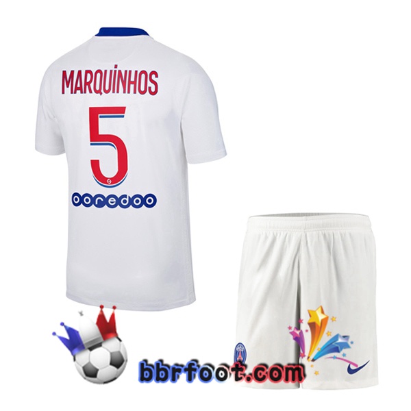 Maillot Foot PSG (Marquinhos 5) Enfants Exterieur 20/21