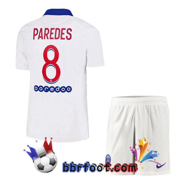 Maillot Foot PSG (Paredes 8) Enfants Exterieur 20/21