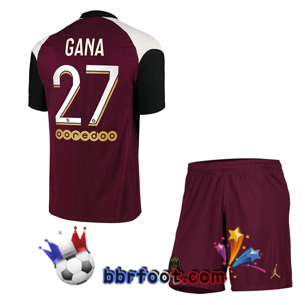 Maillot Foot PSG (Gana 27) Enfant Third 20/21