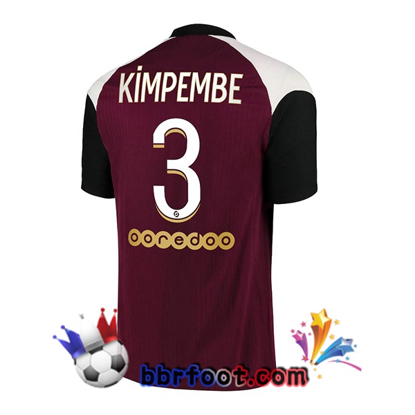 Maillot Foot PSG (Kimpembe 3) Third 20/21