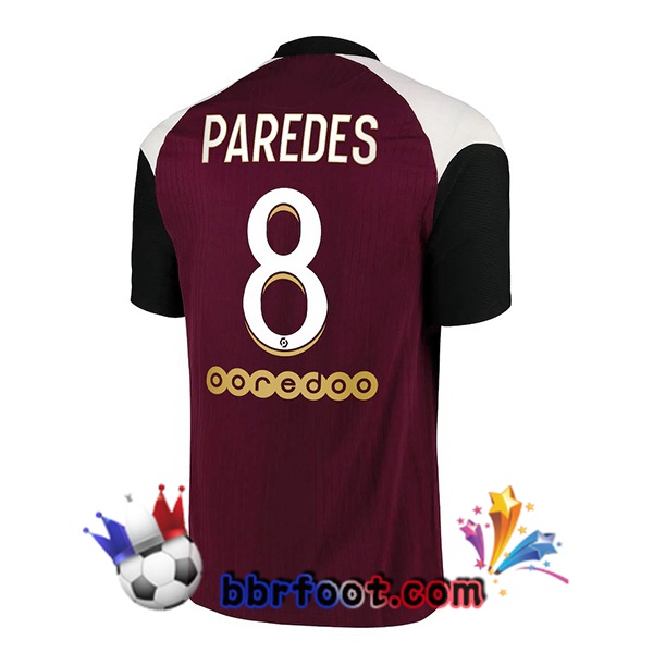 Maillot Foot PSG (Paredes 8) Third 20/21