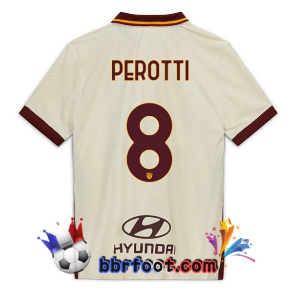 Maillot Foot AS Roma (PEROTTI 8) Exterieur 20/21