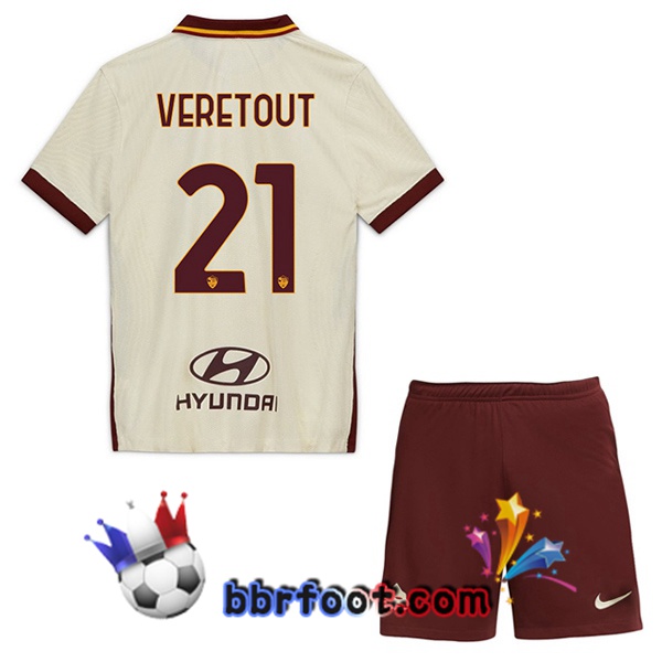 Maillot Foot AS Roma (VERETOUT 21) Enfants Exterieur 20/21