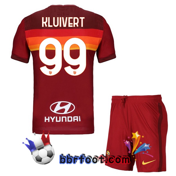 Maillot Foot AS Roma (KLUIVERT 99) Enfants Domicile 20/21