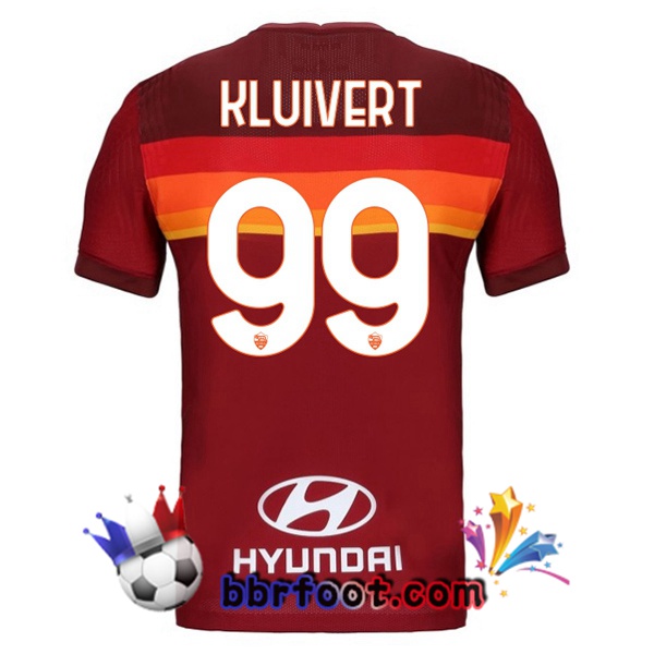 Maillot Foot AS Roma (KLUIVERT 99) Domicile 20/21