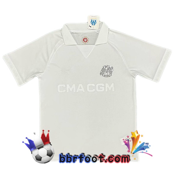 Maillot Foot Marseille OM Édition 125e Anniversaire Blanc 2024/2025