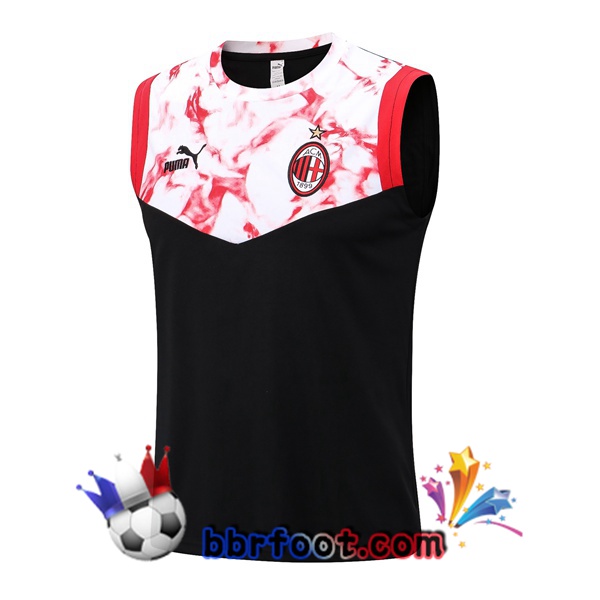 Gilet Foot AC Milan Noir Blanc 2022/2023