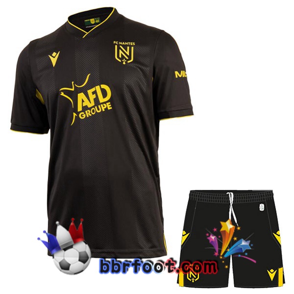 Maillot Foot FC Nantes Enfant Third Noir 2022/2023