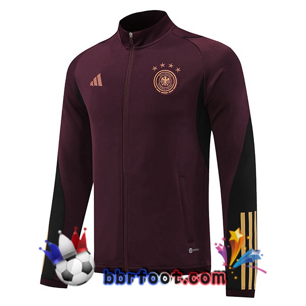 Veste Foot Allemagne Rouge 2022/2023 Veste Foot Allemagne Rouge 2022/2023
