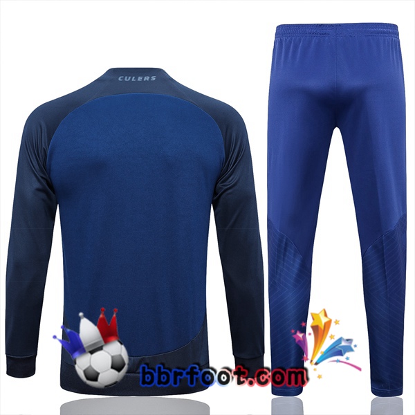Veste Survetement Foot FC Barcelone Bleu Royal 2022/2023