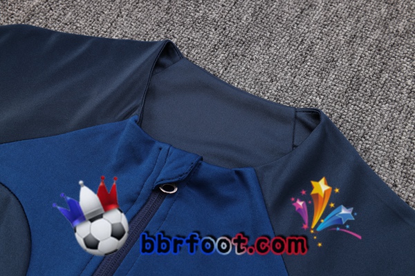 Veste Survetement Foot FC Barcelone Bleu Royal 2022/2023
