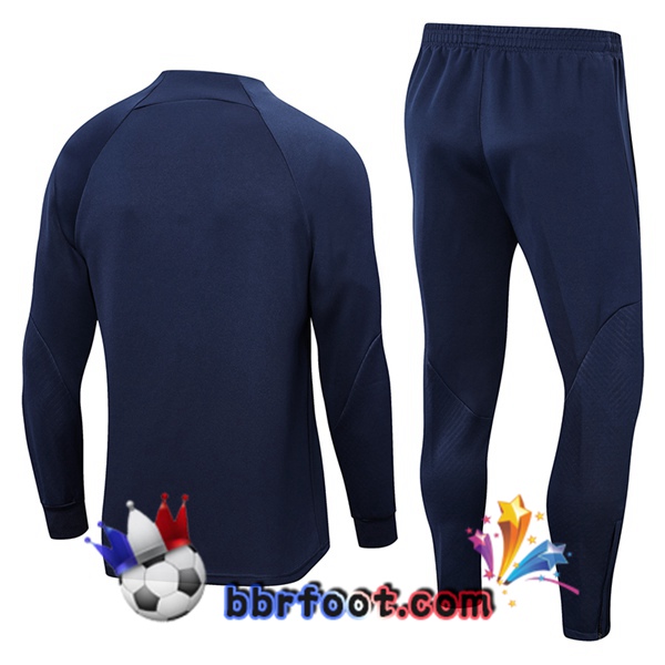 Veste Survetement Foot FC Barcelone Bleu Royal 2022/2023