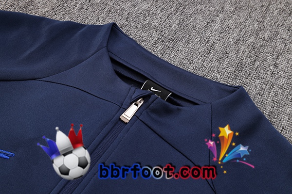 Veste Survetement Foot FC Barcelone Bleu Royal 2022/2023