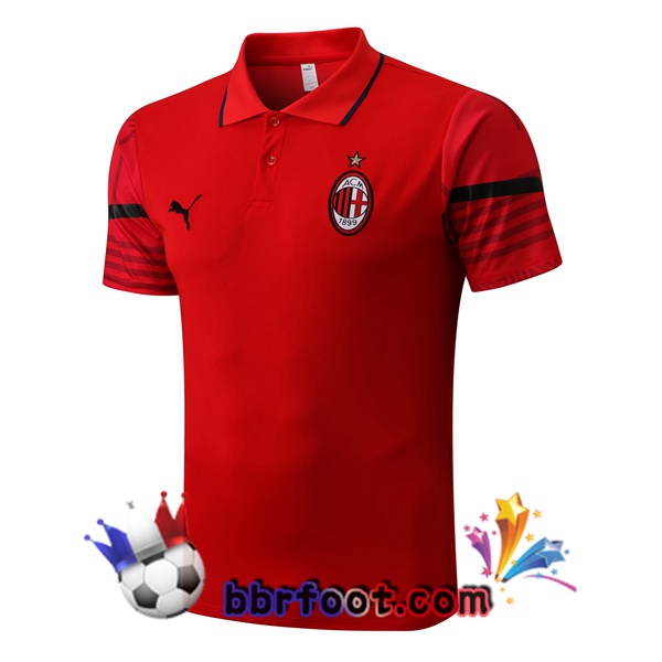 Polo Foot AC Milan Rouge 2022/2023