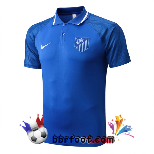 Polo Foot Atletico Madrid Bleu 2022/2023