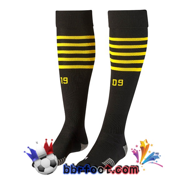Chaussettes Foot Dortmund BVB Exterieur Noir 2022/2023