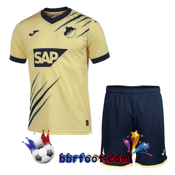 Maillot Foot TSG Hoffenheim Enfant Exterieur Jaune 2022/2023