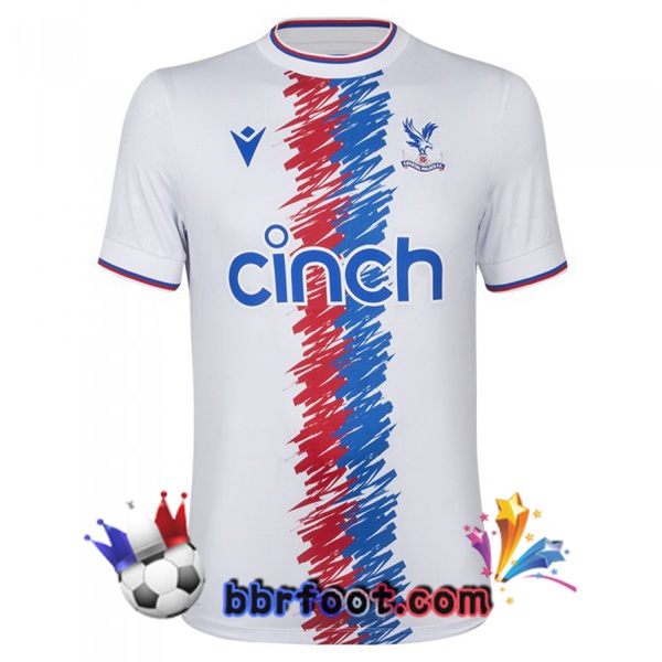 Maillot Foot Crystal Palace Exterieur Blanc 2022/2023