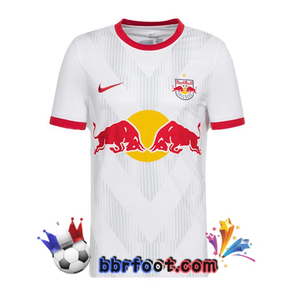 Maillot Foot FC Red Bull Salzburg Domicile Blanc 2022/2023 Maillot Foot FC Red Bull Salzburg Domicile Blanc 2022/2023