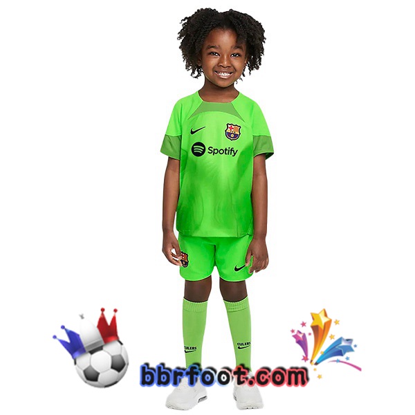 Maillot Foot FC Barcelone Enfant Gardien de but Noir 2022/2023