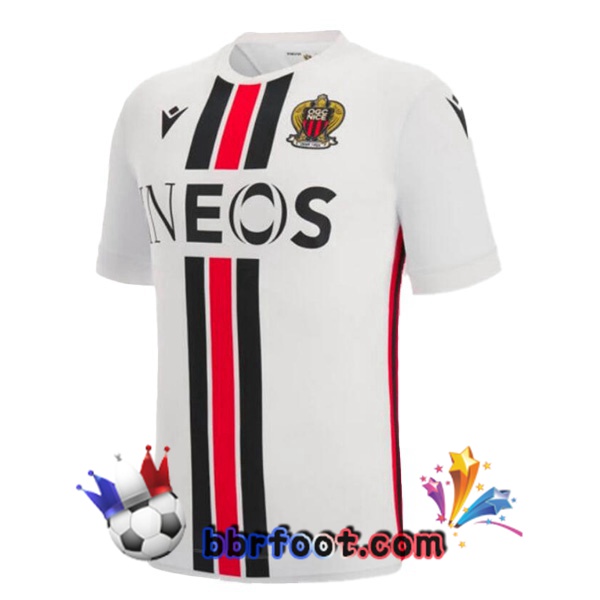 Maillot Foot OGC Nice Domicile Blanc 2022/2023