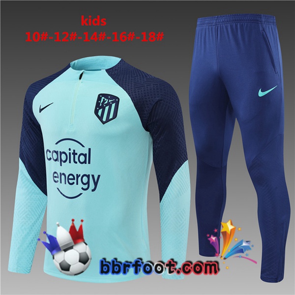 Survetement Foot Atletico Madrid Enfant Bleu 2022/2023