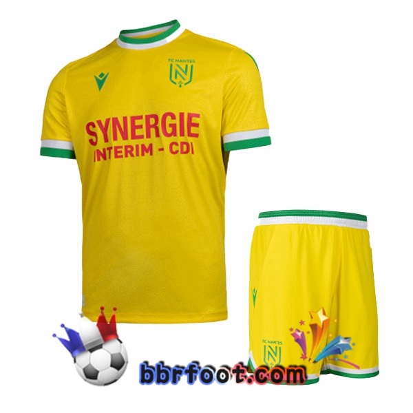 Maillot Foot FC Nantes Enfant Domicile Jaune 2022/2023