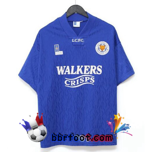 Maillot Foot Leicester City Retro Domicile Bleu 1992-1994