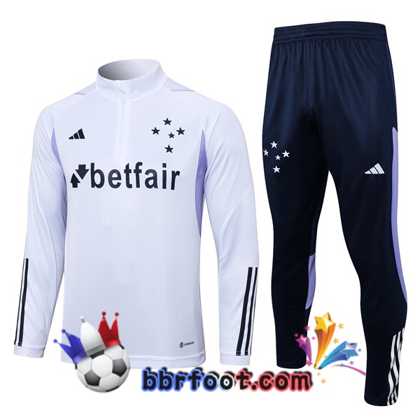 Survetement Foot Cruzeiro EC Blanc 2023/2024