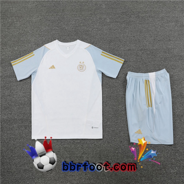 Training T-Shirts Algerie + Shorts Blanc 2023/2024