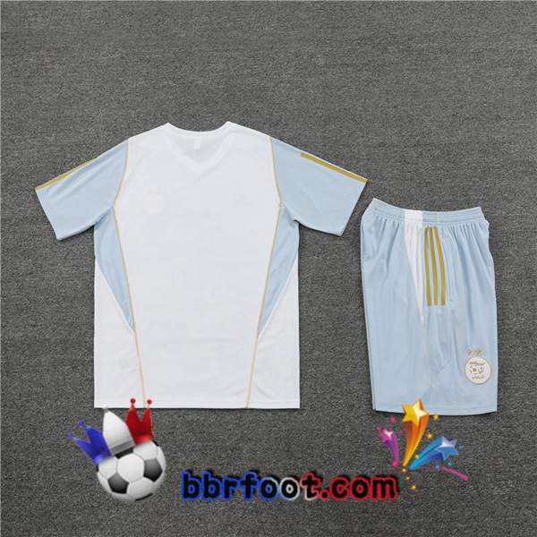 Training T-Shirts Algerie + Shorts Blanc 2023/2024