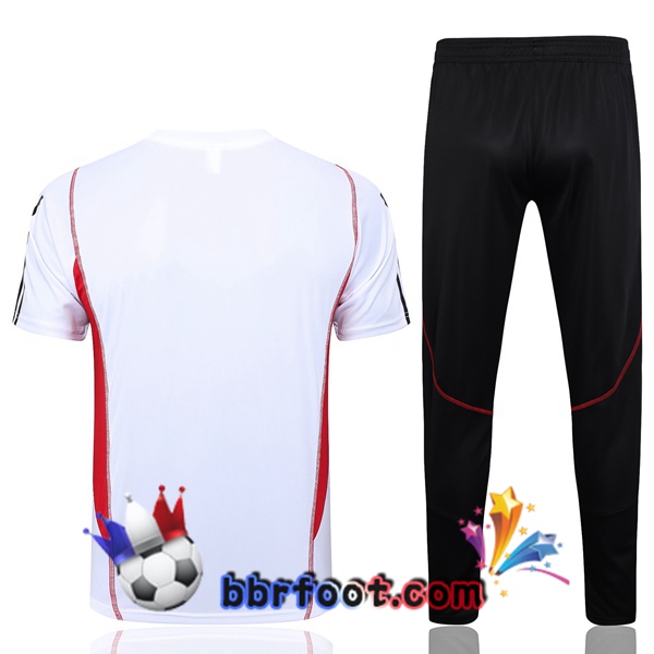 Training T-Shirts Sao Paulo FC + Pantalon Blanc 2023/2024