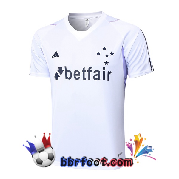 Training T-Shirts Cruzeiro EC Blanc 2023/2024