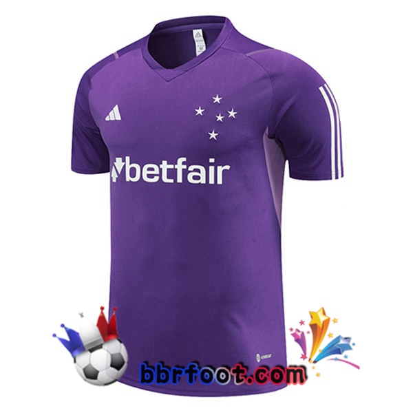 Training T-Shirts Cruzeiro EC Pourpre 2023/2024