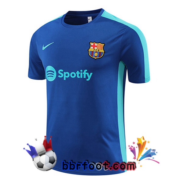 Training T-Shirts FC Barcelone Bleu 2023/2024