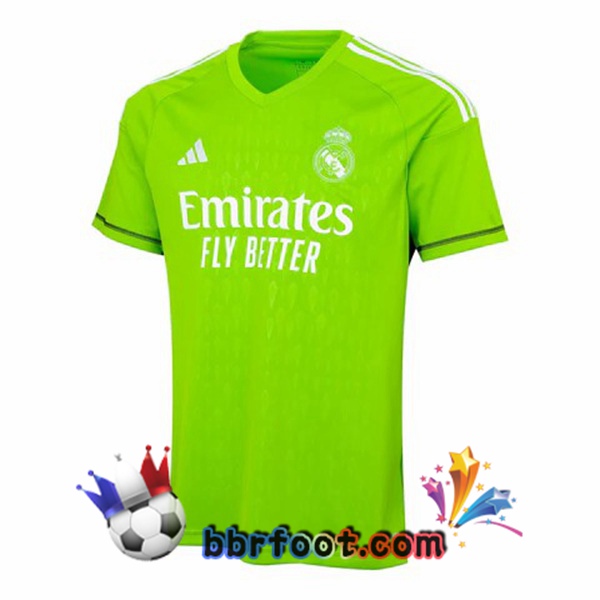 Maillot Foot Real Madrid Gardien de but Vert 2023/2024