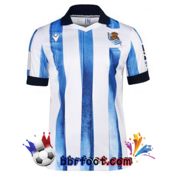 Maillot Foot Real Sociedad Domicile Rouge Blanc 2023/2024 Maillot Foot Real Sociedad Domicile Rouge Blanc 2023/2024