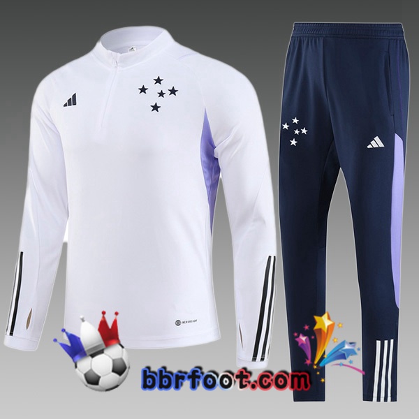 Survetement Foot Cruzeiro EC Enfant Blanc 2023/2024