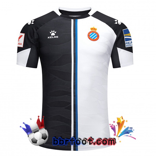 Maillot Foot RCD Espanyol Third Noir Blanc 2023/2024