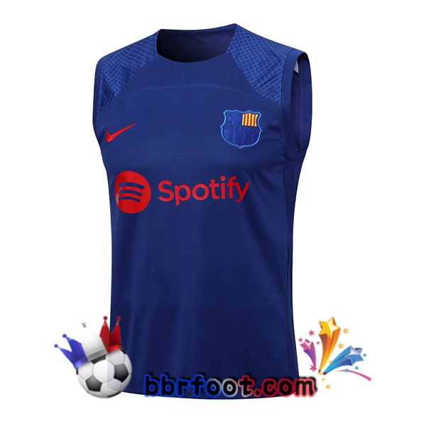 Gilet Foot FC Barcelone Bleu 2023/2024