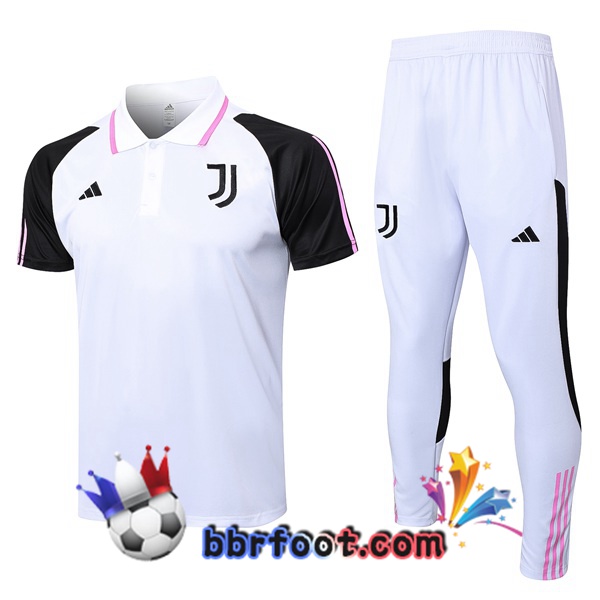 Polo Foot Juventus + Pantalon Blanc 2023/2024