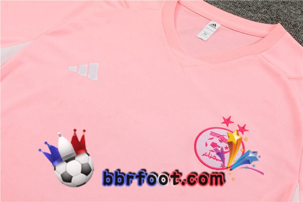 Ensemble Training T-Shirts Algerie + Shorts Rose 2023/2024