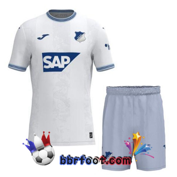 Maillot Foot TSG Hoffenheim Enfant Exterieur Blanc 2023/2024