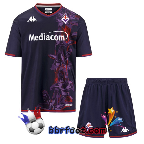 Maillot Foot ACF Fiorentina Enfant Third Noir 2023/2024